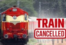 रेलवे की बड़ी तैयारी, 10 ट्रेनें रद्द, कई का परिचालन प्रभावित