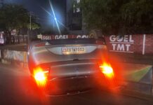 रायपुर वीआईपी रोड पर बलेनो पलटी, नशे में धुत चालक ने ट्रैफिक पुलिसकर्मी को मारी टक्कर — SSP लाल उमेद सिंह ने खुद घायल जवान को पहुँचाया अस्पताल