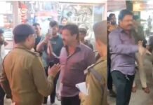 बिलासपुर में ट्रैफिक अभियान के दौरान हंगामा, व्यापारियों और एएसपी के बीच नोकझोंक