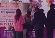 मंदिर परिसर में क्रिसमस आयोजन को लेकर तनाव, पुलिस ने की प्रतिबंधात्मक कार्रवाई