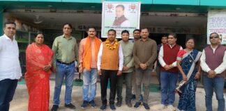 भाजपा चिकित्सा प्रकोष्ठ के नए प्रदेश संयोजक के रूप में डॉ. देवेंद्र कश्यप का भव्य स्वागत