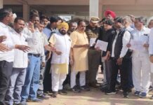 राजधानी में अपराध के खिलाफ कांग्रेस का प्रदर्शन, देवेंद्र नगर थाने का किया घेराव