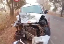 बालोद में सड़क हादसा: कार–पिकअप की टक्कर, बड़ा नुकसान लेकिन सभी सुरक्षित