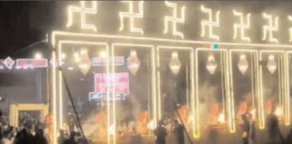 5100 दीपों से जगमगाया छठघाट, राम मंदिर वर्षगांठ व मकर संक्रांति पर भव्य महाआरती