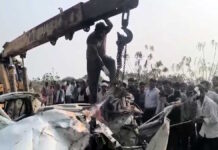 बाईपास पर दर्दनाक सड़क हादसा: 201 कोबरा बटालियन के 4 जवानों की मौत