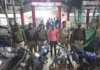 सिम्स अस्पताल परिसर में सक्रिय बाइक चोर गिरोह पकड़ा, 5 चोरी की मोटरसाइकिल बरामद