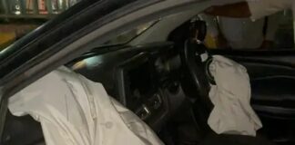 कोरबा में तेज रफ्तार कार डिवाइडर से टकराई, एयरबैग खुलने से टला बड़ा हादसा