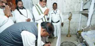 गिरौदपुरी धाम में संत समागम में शामिल हुए मुख्यमंत्री, गुरुगद्दी के दर्शन कर लिया आशीर्वाद