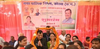 उद्योग मंत्री लखन लाल देवांगन ने शिवाजीनगर व एमपी नगर को दी 14.42 करोड़ की सीवरेज लाइन की सौगात