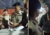 नशे में स्कूटी चला रही युवती ने किया बवाल, चेकिंग के दौरान पुलिस से उलझी, वीडियो वायरल