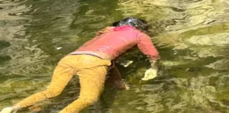 जलप्रपात में युवती का शव मिलने से हड़कंप, पहचान अब तक नहीं