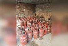 गैस कालाबाजारी का भंडाफोड़: 183 एलपीजी सिलेंडर बरामद, चार आरोपी गिरफ्तार