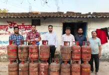 KORBA: छापामार कार्रवाई, 15 घरेलू गैस सिलेंडर जप्त