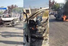 बड़ा हादसा टला: शादी से लौट रही कार में लगी आग, 7 लोग बाल-बाल बचे