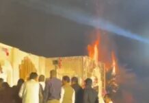 CG के होटल में शादी समारोह के दौरान आग, आतिशबाजी की चिंगारी से मचा हड़कंप