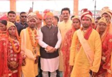 240 जोड़ों का सामूहिक विवाह, मुख्यमंत्री विष्णुदेव साय ने दिया आशीर्वाद, 50 हजार की सहायता वितरित