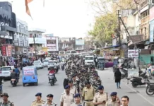 होली और रमज़ान ईद से पहले कोरबा में पुलिस का शक्ति प्रदर्शन, शांति बनाए रखने की अपील