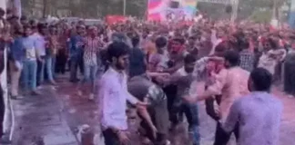 गुरुघासीदास सेंट्रल यूनिवर्सिटी में होली समारोह के दौरान दो गुटों में फिर भिड़ंत, वीडियो वायरल