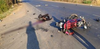 होली की खुशियां मातम में बदली: NH-30 पर पिकअप की टक्कर से छात्र की मौत, बहन की हालत गंभीर