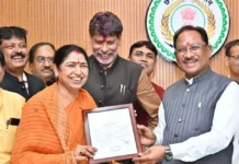 राज्यसभा सदस्य बनने के बाद लक्ष्मी वर्मा ने की मुख्यमंत्री से मुलाकात मुख्यमंत्री ने दी बधाई, कहा—संसद में प्रदेश की आवाज को मजबूती मिलेगी