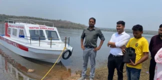 गंगरेल बांध में शुरू हुई वाटर एंबुलेंस सेवा, डुबान क्षेत्र के ग्रामीणों को अब 45 मिनट में मिलेगी स्वास्थ्य सुविधा