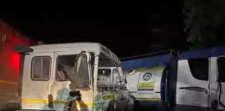कोरबा में देर रात भीषण सड़क हादसा: डीजल टैंकर और ट्रेलर की टक्कर, तीन घंटे तक थमा यातायात