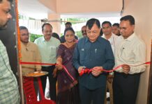 1 गुणा 5 एमवीए क्षमता वाले 33/11 केवी नवनिर्मित विद्युत उपकेंद्र का मंत्री लखन लाल देवांगन ने किया लोकार्पण