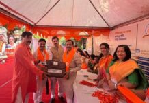 भाजपा की इंदौर में आयोजित प्रशिक्षण कार्यशाला में कोरबा से हितानंद हुए शामिल