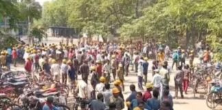 NTPC कोरबा में ठेका मजदूरों का काम बंद, ओटी और केंद्रीय दर पर वेतन की मांग तेज