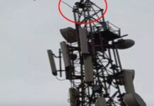 हंगामा: पुलिस कार्रवाई से नाराज़ युवक मोबाइल टावर पर चढ़ा, घंटों चला समझाइश का दौर