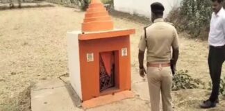 हनुमान मंदिर की मूर्ति तोड़ने से भड़का आक्रोश, ग्रामीणों ने किया चक्का जाम, पुलिस ने दिया कार्रवाई का आश्वासन