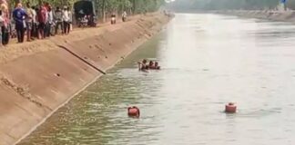 नहर में दर्दनाक हादसा: बेटी को तैरना सिखाते वक्त बहा पिता, बच्ची की तलाश जारी