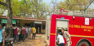 बंदरों की उछलकूद से शॉर्ट सर्किट, जिला सहकारी बैंक में लगी आग — दस्तावेज और सिस्टम जलकर खाक