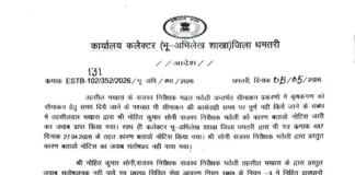 लापरवाही पड़ी भारी, राजस्व निरीक्षक निलंबित; कलेक्टर बोले – समय पर काम नहीं करने वालों को नहीं बख्शेंगे