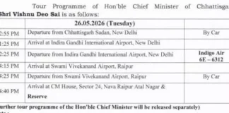 दिल्ली दौरे से लौटते ही एक्शन मोड में सीएम साय, आज शाम होगी अहम कैबिनेट बैठक