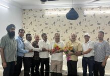 कोयला मजदूर सभा के केंद्रीय अध्यक्ष बजरंगी शाही एवं संभागीय प्रभारी श्री केदार नाथ अग्रवाल का गेवरा में भव्य स्वागत;