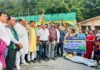 कोरबा में महंगाई के खिलाफ कांग्रेस का हल्लाबोल: जयसिंह अग्रवाल बोले- रसोई गैस से टूटा गृहणियों का बजट, निकाली ‘महंगाई की शवयात्रा’