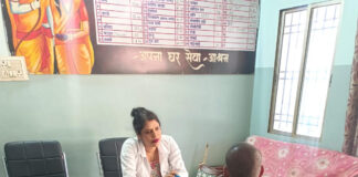 अपना घर सेवा आश्रम में किया गया मानसिक रूप से अस्वस्थ मरीजों की जॉंच