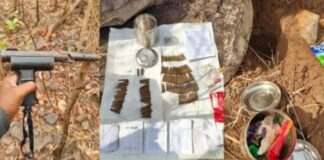 सुरक्षाबलों की बड़ी कार्रवाई, टिफिन IED और भारी मात्रा में विस्फोटक बरामद