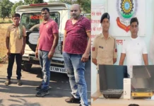 ऑपरेशन क्लीन हंट: मोबाइल-इलेक्ट्रॉनिक्स दुकान में चोरी का खुलासा, दो आरोपी गिरफ्तार