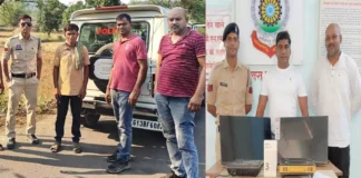 ऑपरेशन क्लीन हंट: मोबाइल-इलेक्ट्रॉनिक्स दुकान में चोरी का खुलासा, दो आरोपी गिरफ्तार