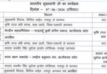 धमतरी और रायपुर में सामाजिक आयोजनों में शामिल होंगे मुख्यमंत्री साय