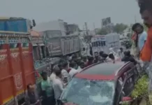 रिंग रोड पर भीषण सड़क हादसा, कार-ट्रक की टक्कर से मचा हड़कंप