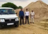 अवैध रेत भंडारण पर खनिज विभाग की सख्ती, मिक्सिंग प्लांट संचालक को नोटिस