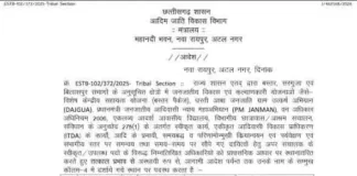 जनजातीय योजनाओं की निगरानी मजबूत करने आदिम जाति विकास विभाग में फेरबदल