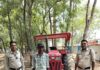 खनिज उड़नदस्ता दल की कार्रवाई-18 स्थानों पर दबिश, 7 वाहन जब्त