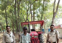 खनिज उड़नदस्ता दल की कार्रवाई-18 स्थानों पर दबिश, 7 वाहन जब्त