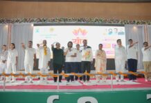 अंतर्राष्ट्रीय योग दिवस पर कोरबा में जिला स्तरीय सामूहिक योग कार्यक्रम आयोजित
