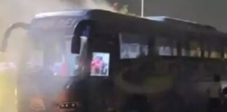 IPL फाइनल की हार के बाद गुजरात टाइटन्स के साथ बड़ा हादसा टला, टीम बस में उठा धुआं