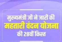 महतारी वंदन योजना की 28वीं किस्त जारी, 68 लाख से अधिक महिलाओं को मिला आर्थिक संबल